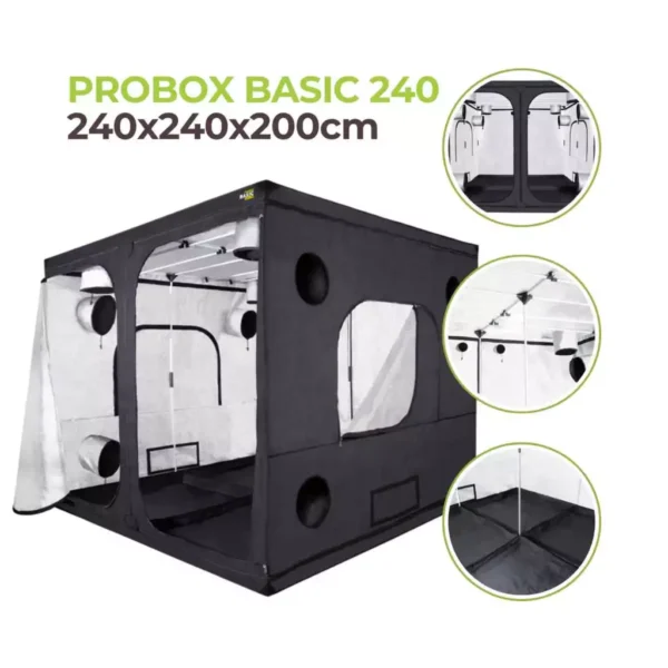 Grow box 240x240x200 cm | PROBOX BASIC 240 | Garden Highpro